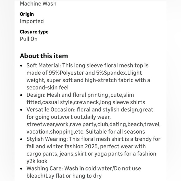 Women's Brown Tie-Dye Long Sleeve Top - Picture 5 of 5